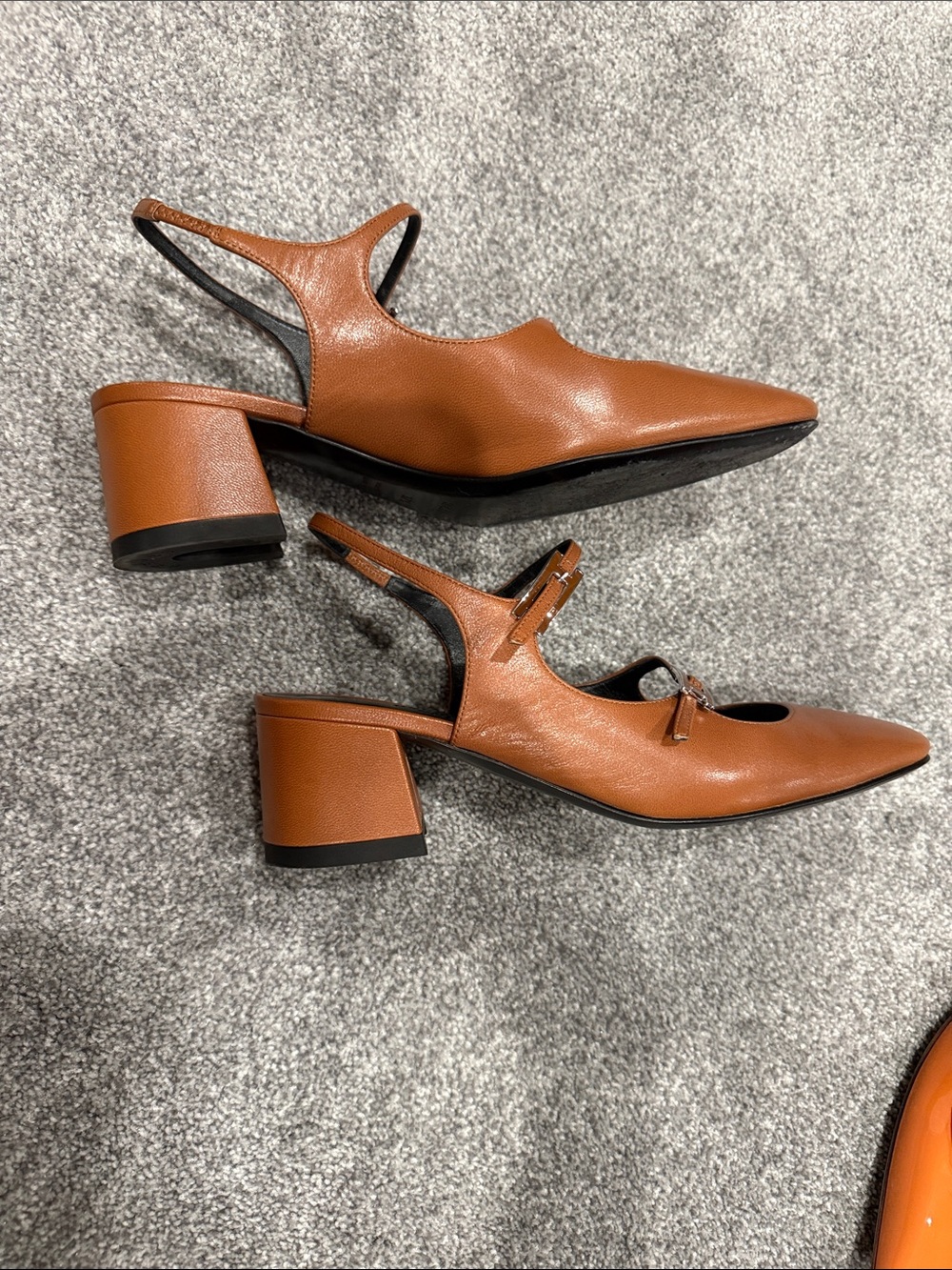 Authentic Hermes sling back shoes - Picture 6 of 7